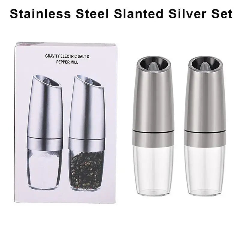1 Stainless Steel Spice Mill Light Automatic Pepper Grinde Electric Qme A16