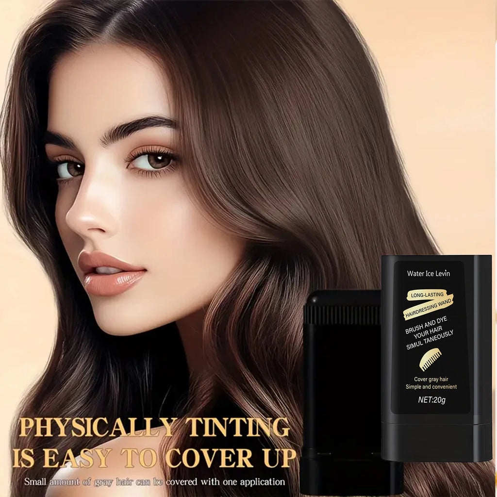 Black Hair Coloring Cream Is Easy to Clean, Long-Lasting and Fast-Acting, Suitable for Temporary Hair Dyeing, and Is a Washable Hair Dye Stick That Is Easy to Apply and Rinse Off Qme
