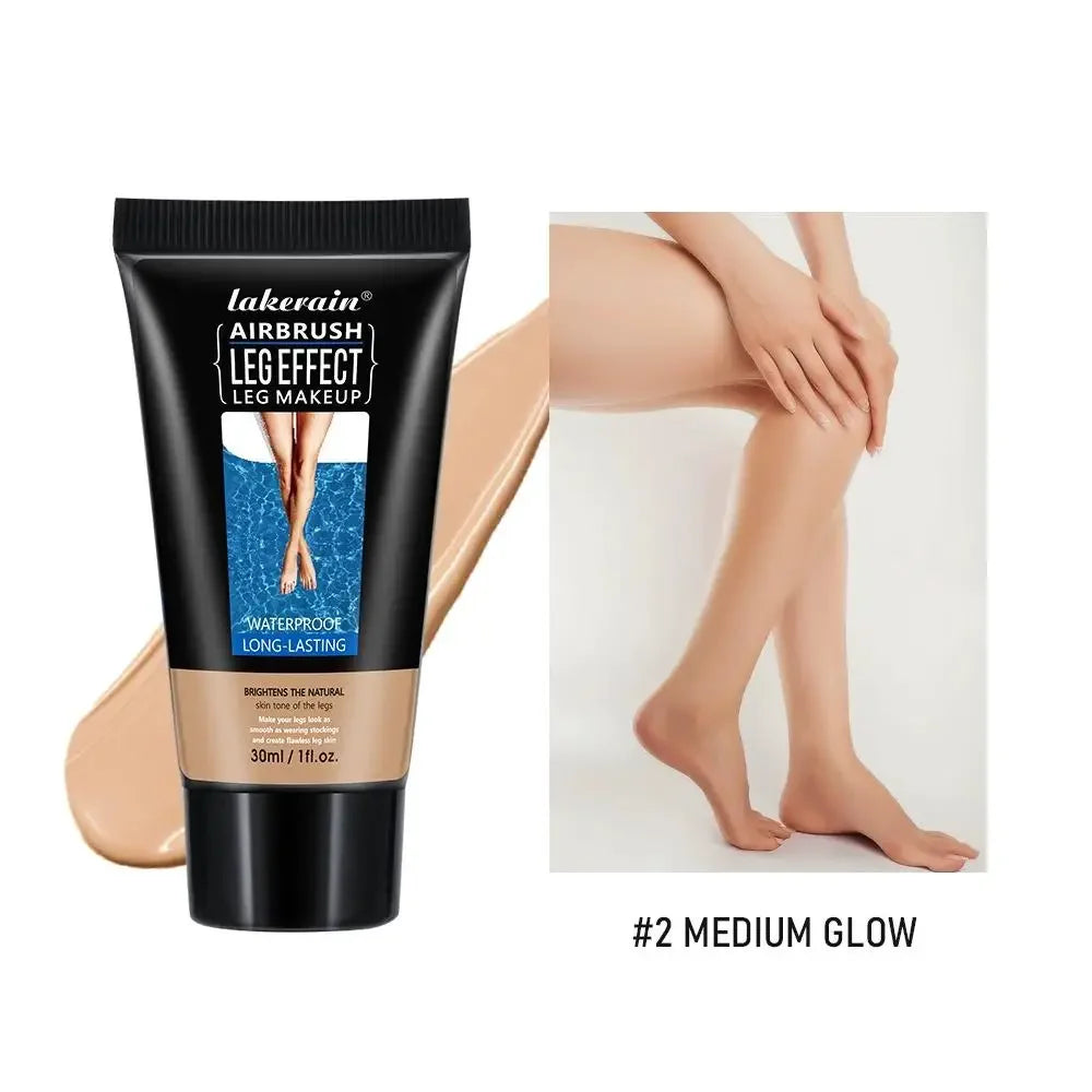 3 Colors Leg Body Makeup Foundation 30/100ml Waterproof Long Lasting Anti-Transfer Concealer Even Skin Tone Body Tanning Cream Qme B2