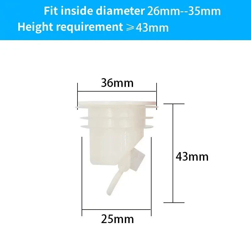 Toilet Sewer Deodorant Floor Drain Core Shower Bath Proof Seal Qme A
