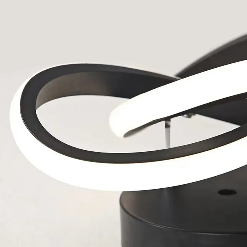 LED Modern Style Ceiling Lamp Household Chandelier Three Colors Lamp Bedroom Light Surface Installation Dining Room Lamp Qme