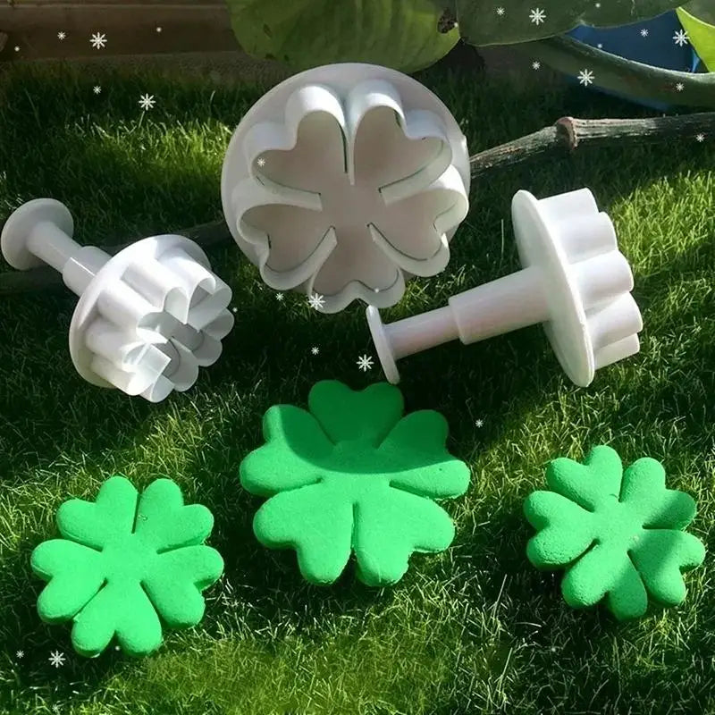 3Pcs Baking Convenience Tools Primrose Flower Plunger Cutters Fondant Cake Decorating Accessories Supplies Cake Tools Qme