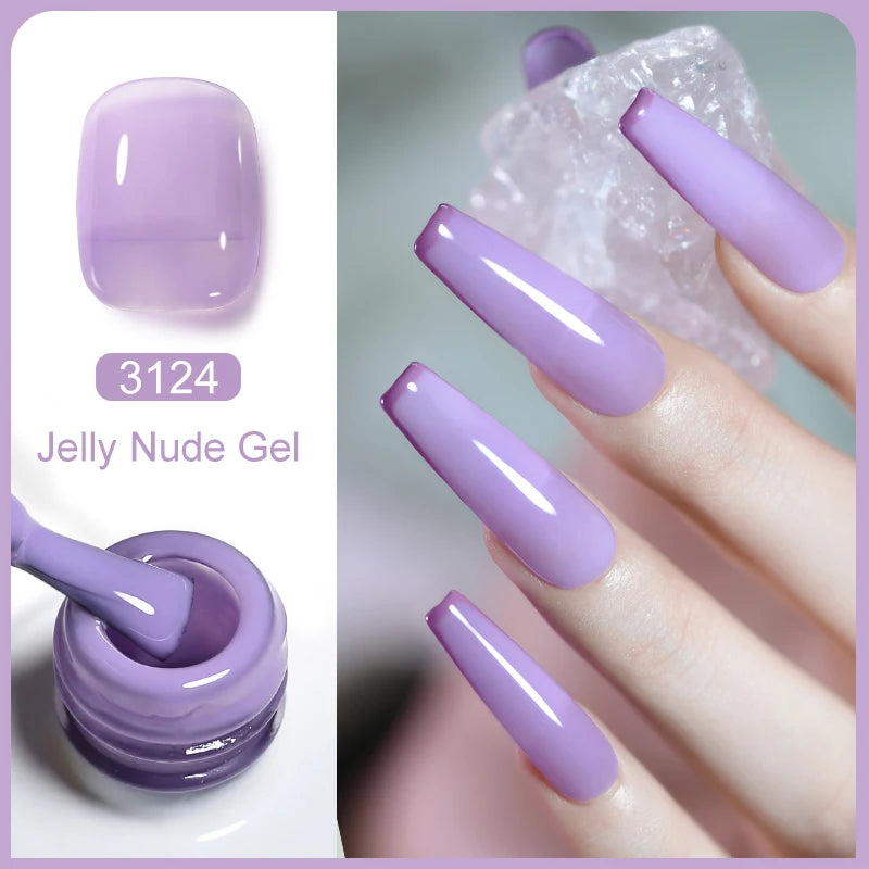 Arte Clavo Nails Gel Pearl Effect UV LED Nail Polish Sparking Varnish Qme 3124
