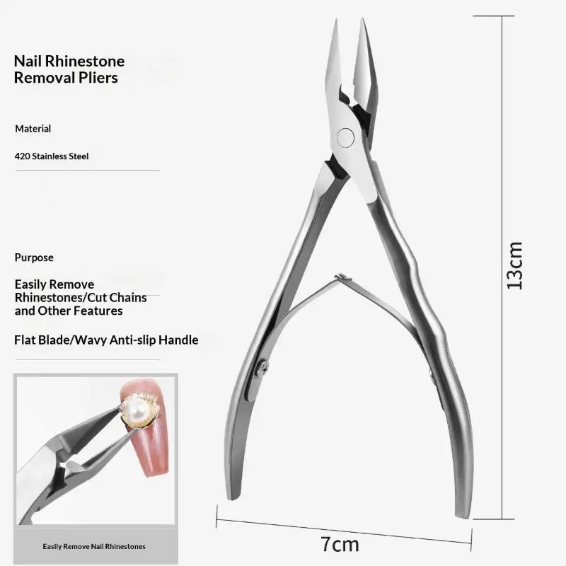 Straight Blade Toenail Nail Clippers Trimming Thick Ingrown Toenails Qme