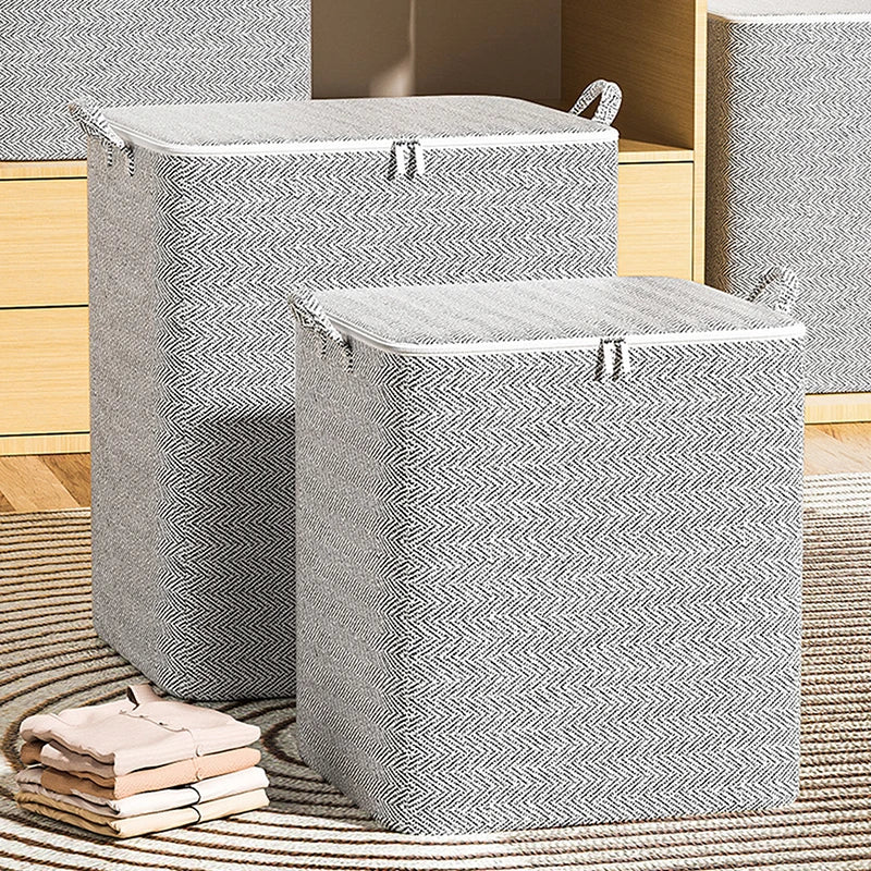 Blankets Bedding Foldable Zipper Storage Bag Large Capacity Clothes Qme