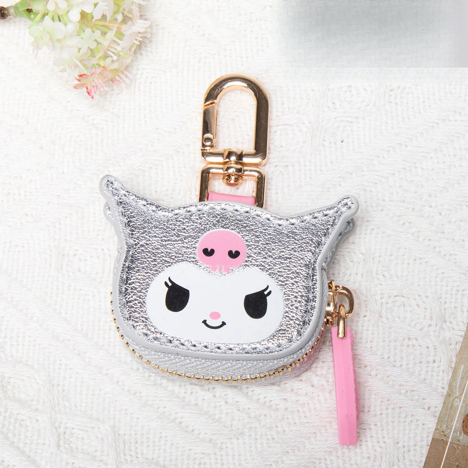 Cute Colorful Clowmi Keychain Charms Mini Cartoon-Style Stylish Bag Charms Coin Purse Qme 3