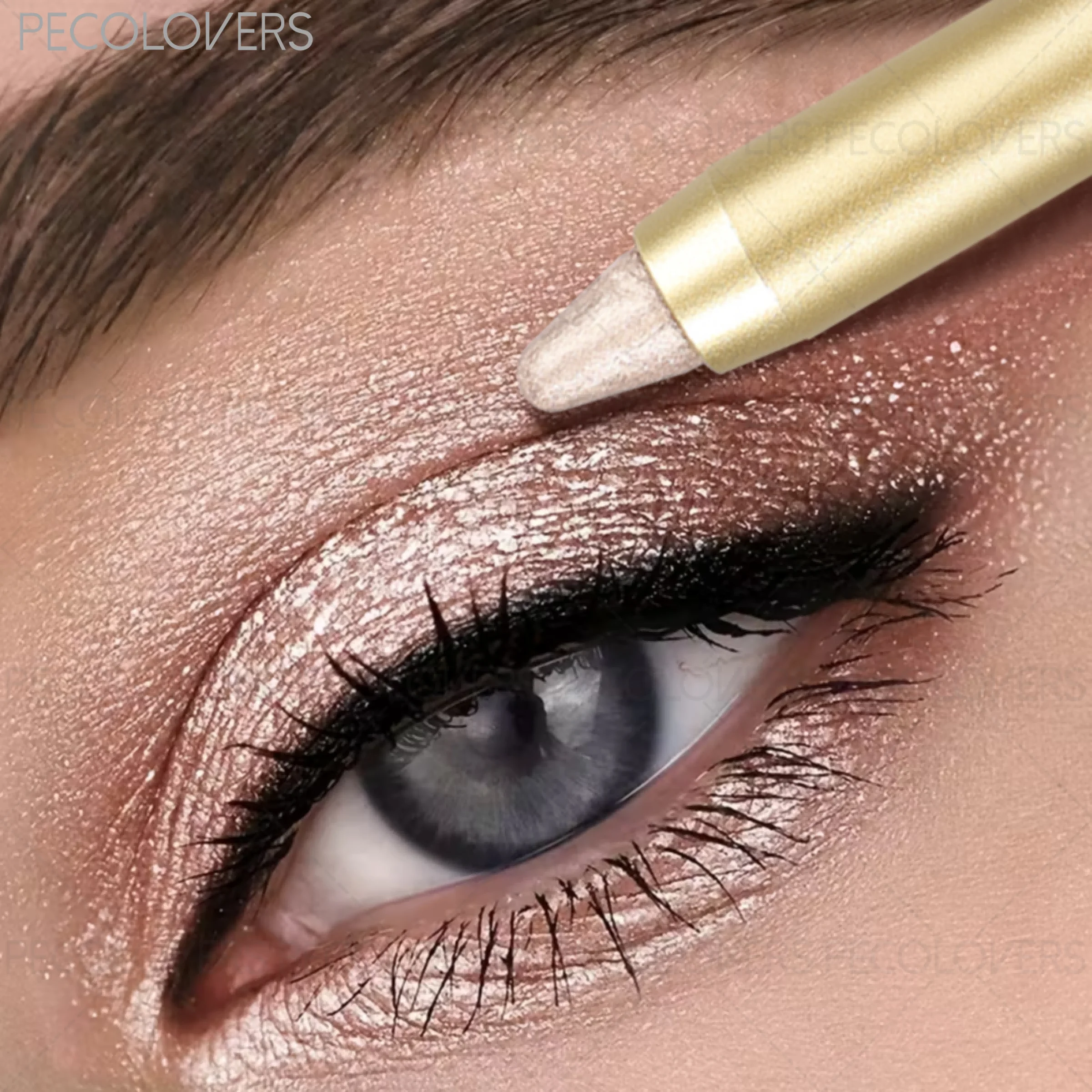 Waterproof Non-fading Dual-ended Eyeshadow Stick Bright Highly Qme