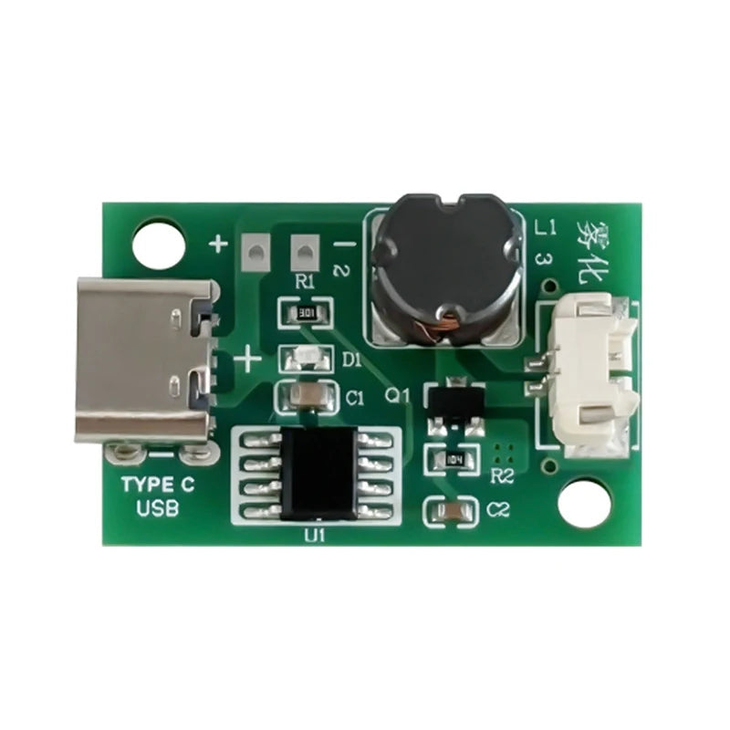 DC 5V Switchable Four Spray Humidifier Module Atomization Control Board DIY Ultrasonic Atomizer TYPE - C Interface. Qme A1