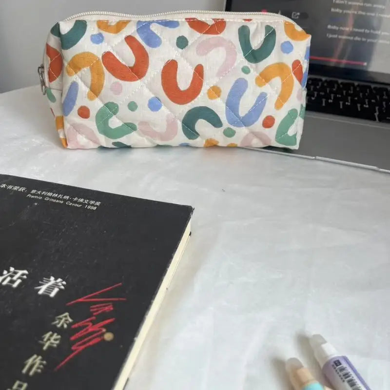 Silver Ballet Cute Bow Large Capacity Pencil Case Student Stationery Qme A13