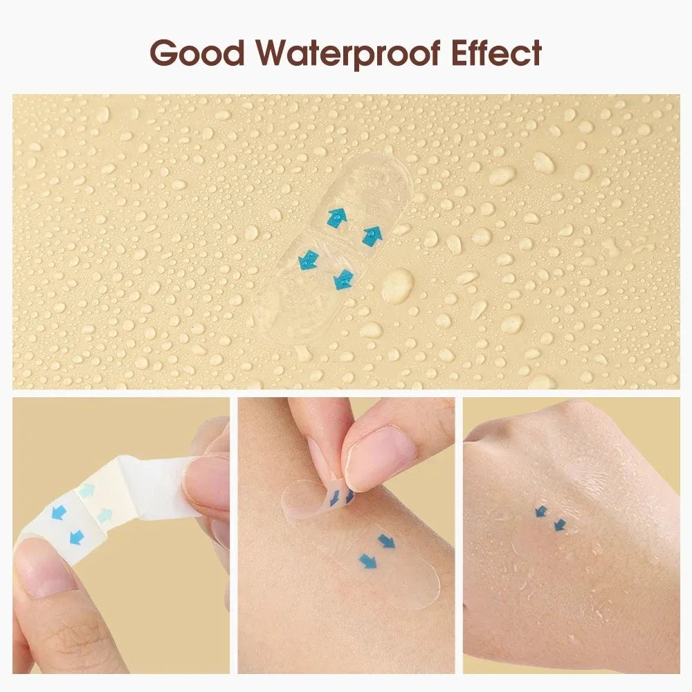 40- V-shape Face Lifting Tape Invisible Transparent Thin Adhesive Qme