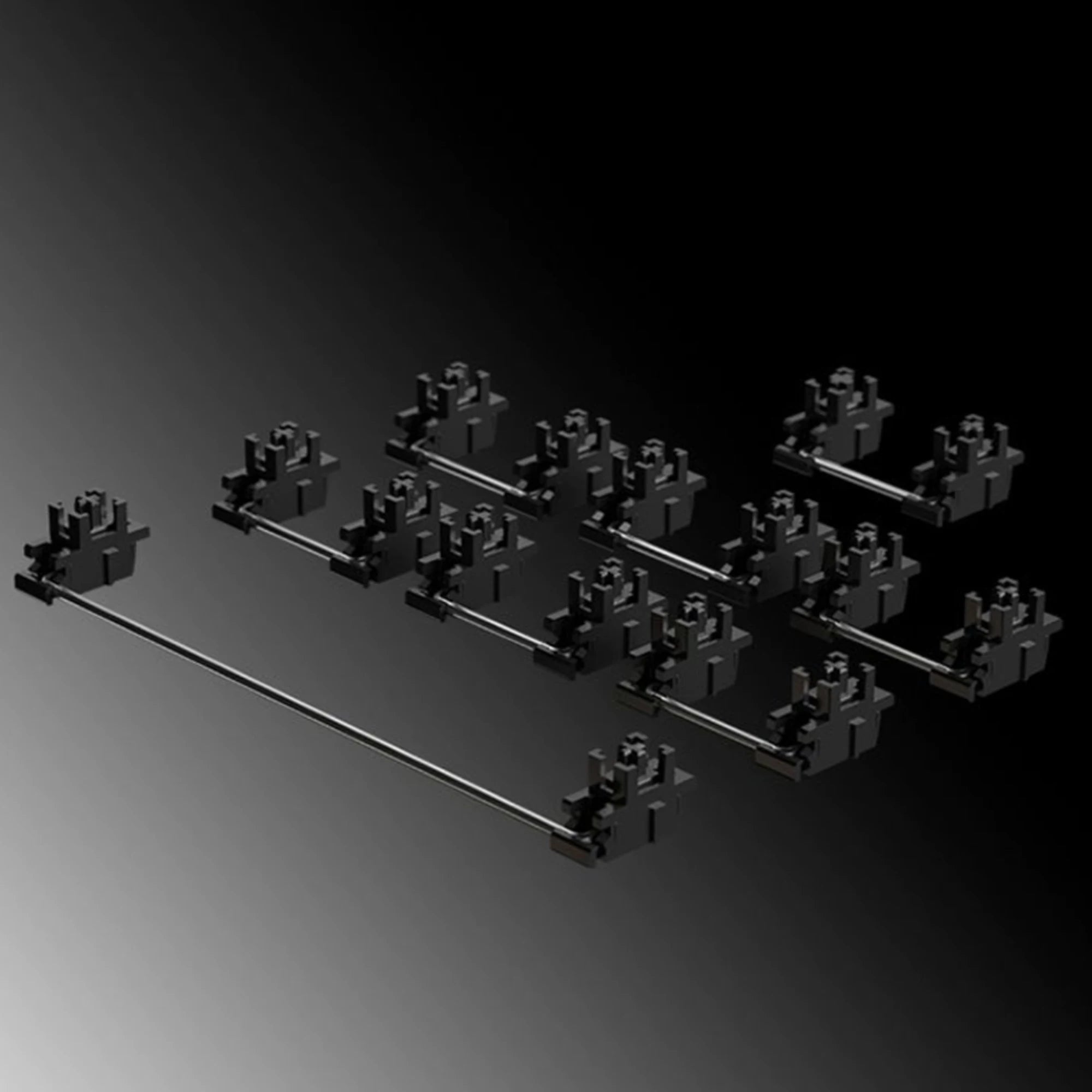 Designer Studio POM Adaptive Debugging Free Flexible Structure Custom Mechanical Keyboard Satellite Axis No Lubrd 2U 6.25u 7u Qme