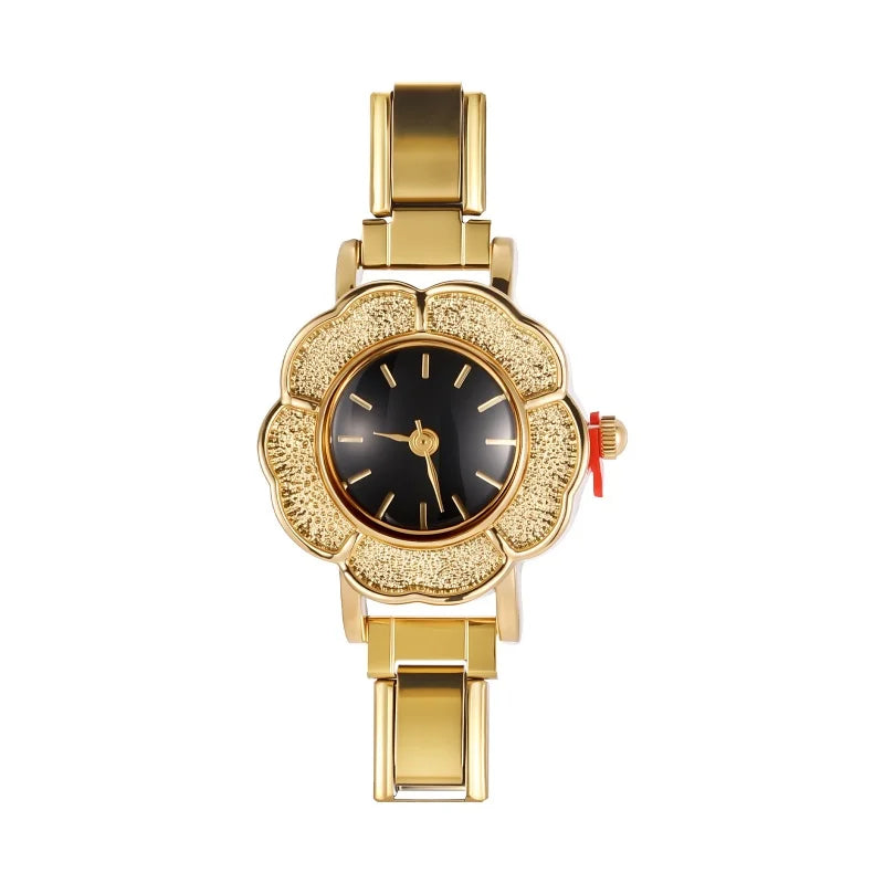 Wholesale Fashion Women's Mens Stainless Steel Round Hexagon Flower Shape High Quality Watch Bracelet For Friend DIY Watch Gifts Qme Style 15