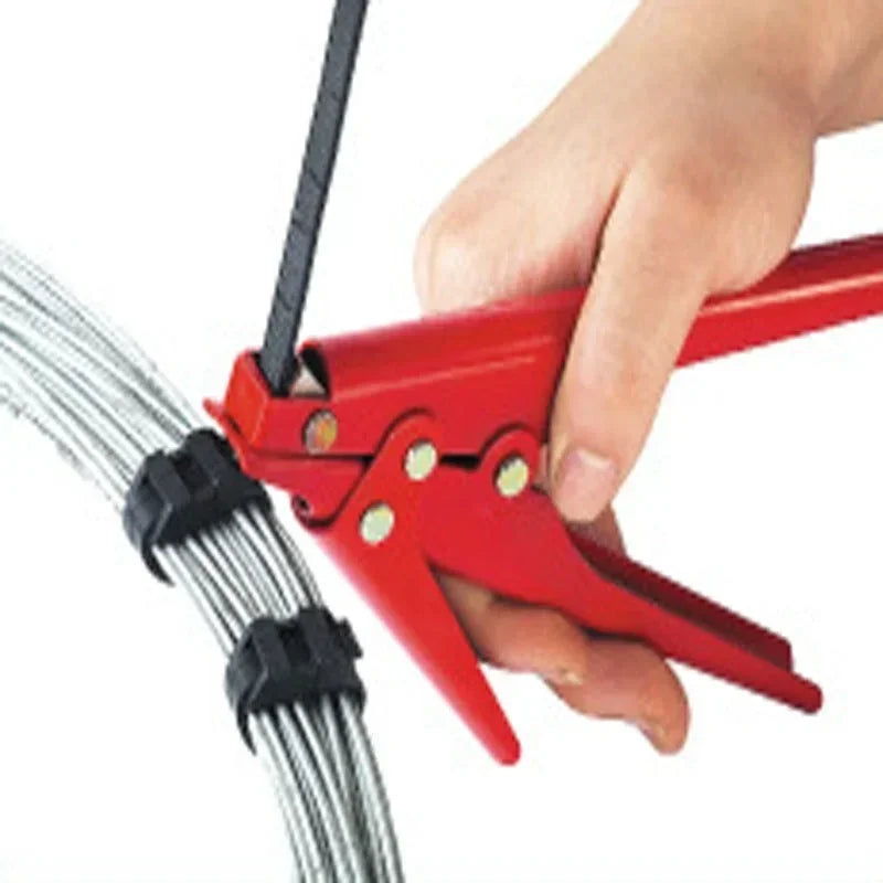 Tool for Plastic Nylon Cable Tie, Tensioning and Cutting, 2.4 - 9 Mm Cable Tie Gun, Plier or Fasteners Circlipstang Qme