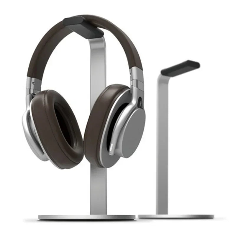 Universal Metal Holder for Desk Display & Storage, Aluminum H - Shape Headphone Stand Qme