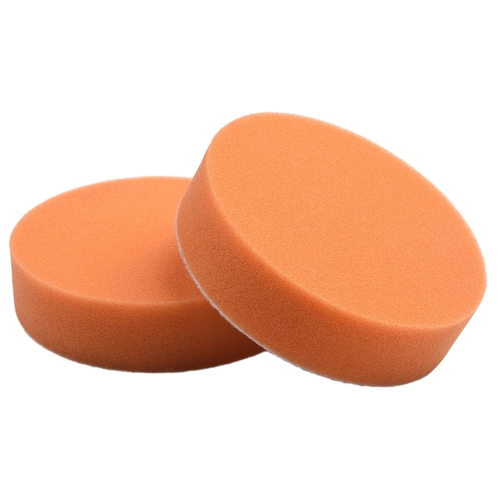 4 Pcs/Set 4inch (100mm )Sponge Polishing Pad Polishing Buffing Pad Flat Sponge Waxing For Pads Cleaning Tools Reusable Qme