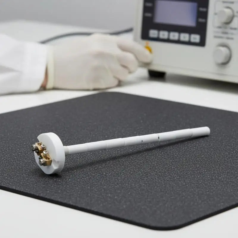 WRN-010 K Type Thermocouple Sensor 0-1300°C High Temperature Ceramic Core Thermostat Probe for Furnace Resistance Kiln Qme