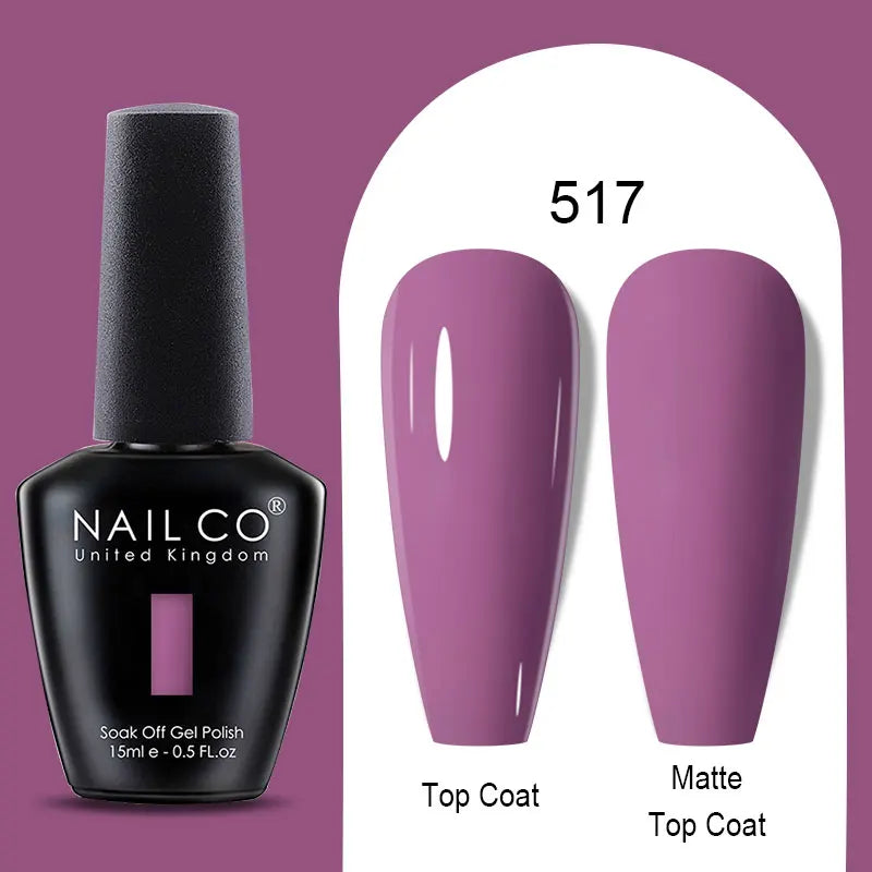 NAILCO Nude Nails Gel Nail Polish UV LED Semi-permant Varnish Hybrid