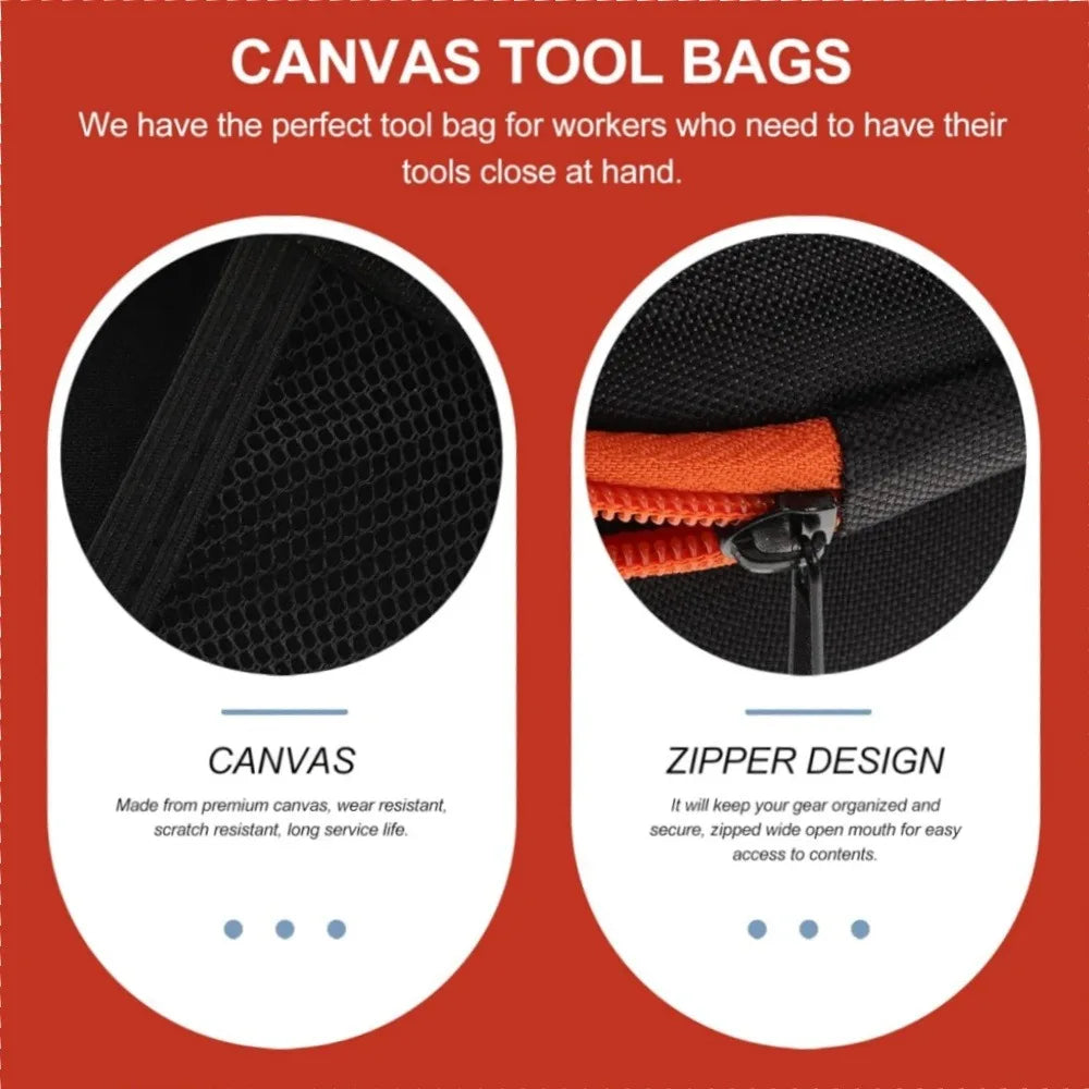 3-size Large Capacity Tools Bag Electric Drilling Tool Shockproof Bag Portable Outdoor Electrician Hardware Tool Waterproof Bag Qme