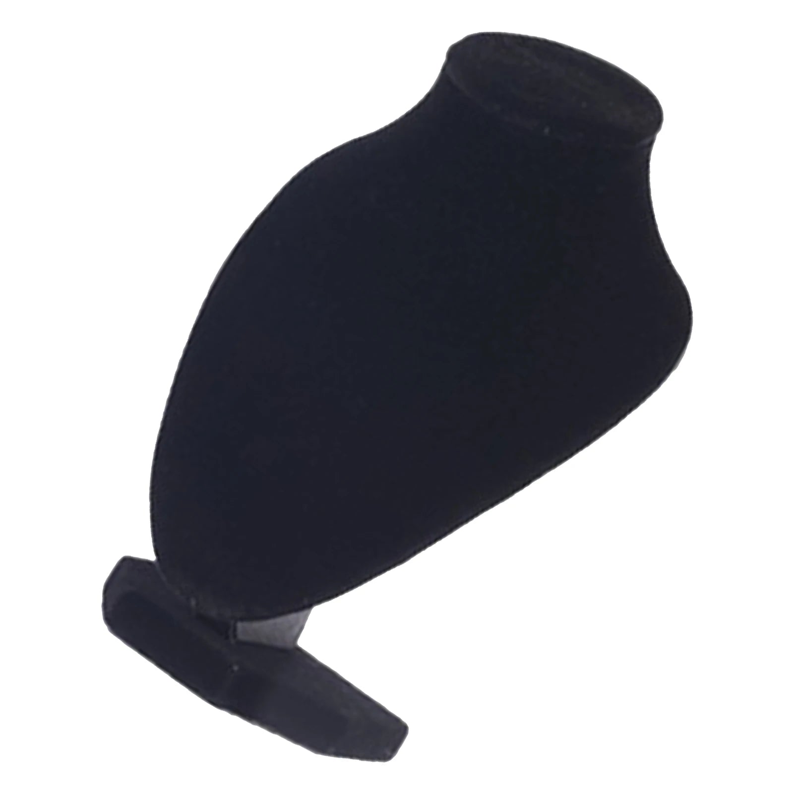 Necklace Mannequin Bust Elegant Fashionable Portable Wooden Black Lint Necklace Display Holder for Jeweler for Home Qme