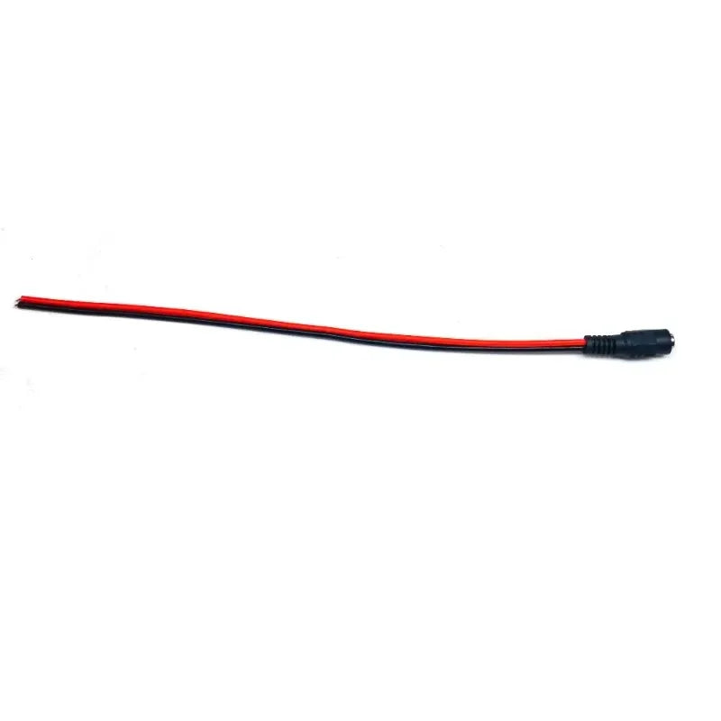 5.5 x 2.1mm DC power female cable 12V Plug DC Female Adapter cable Plug Connector for CCTV Camera DC plug Female 5.5*2.1 Qme 5pcs male