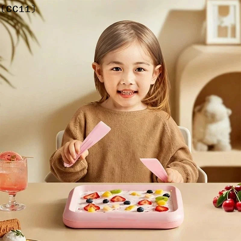 Rolled Ice Cream Maker Small Child's Homemade Yogurt Multifunctional Qme