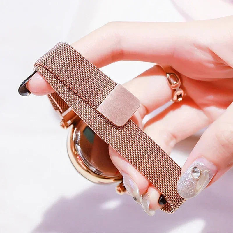 Luxury Starry Sky Women Watches Magnetic Mesh Belt Band Watch Women's Fashion Dress Wristwatch Zegarek Damski Reloj Mujer Qme