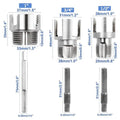 1/2-1 Inch Internal & External Threading Tool, Portable Plastic Pipe Threader for PVC/PPR/MPP Conduit Installation Qme 1set