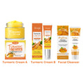 Turmeric Brightening Skincare Set Turmeric Cream & Facial Cleanser Reduces Dullness Moisturizing Soothing Anti-Wrinkle Skin Care Qme 3 IN 1