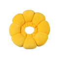 A Sunflower Pet Elizabethan Collar Adjustable Soft Plush Anti-Bite Anti-Lick Wound Healing Surgery Recovery Collar for Cats Dogs Qme Yellow 26CM