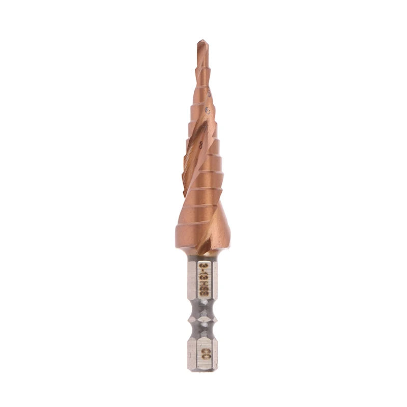 Hardened M35 Cobalt Step Drill Bit Stainless Steel Pagoda Hole Opener Qme