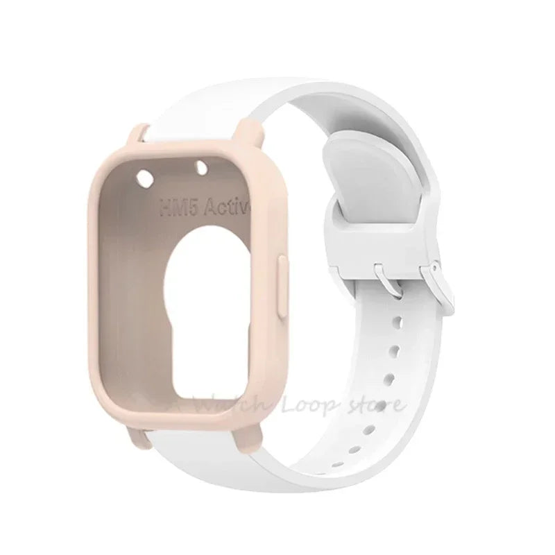 Silicone Case Strap Redmi Watch 5 Lite Active Repacement Bracelet