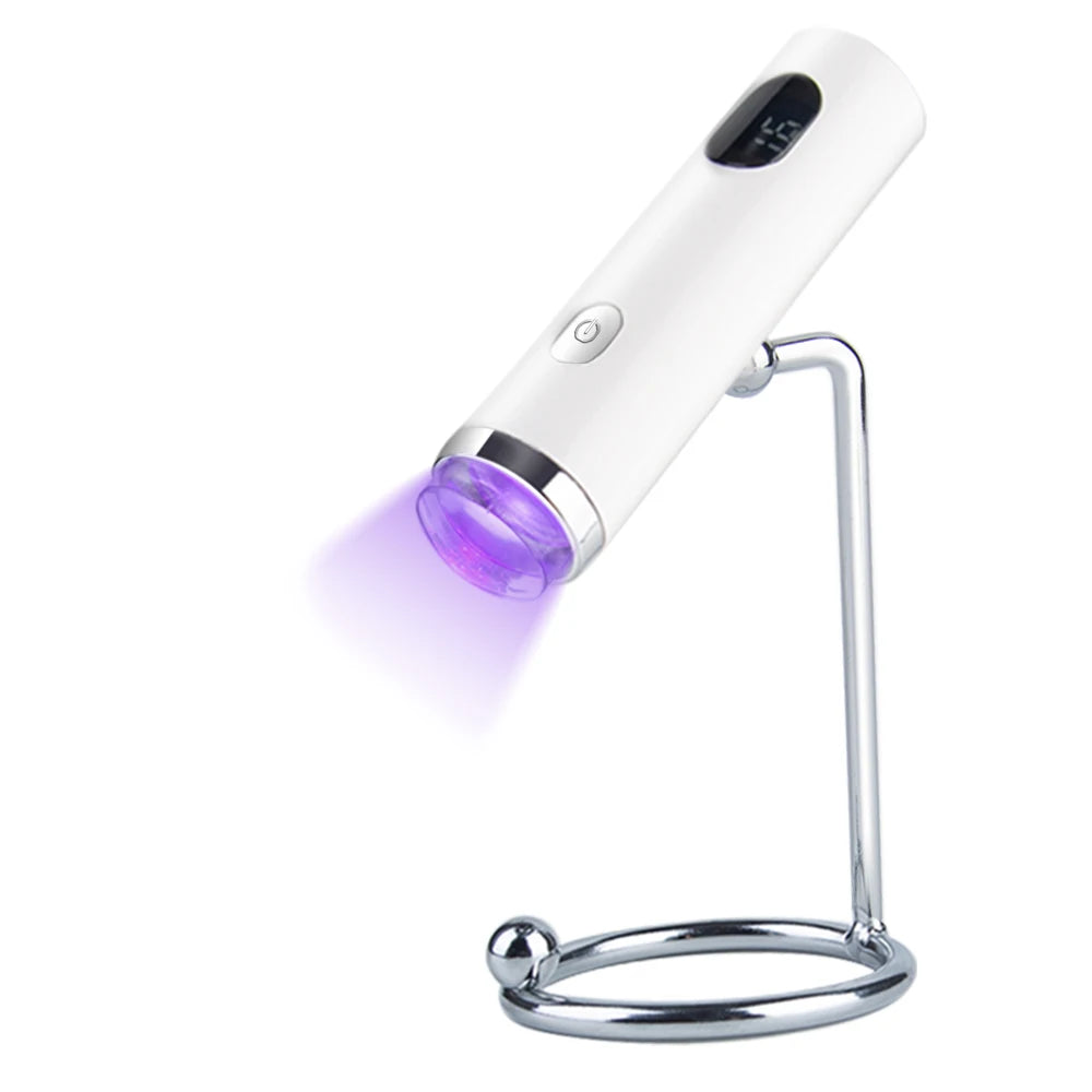 Nailpop Mini UV Nail Lamp Polygel Nails Battery-powered Silicone Qme NT-nail lamp
