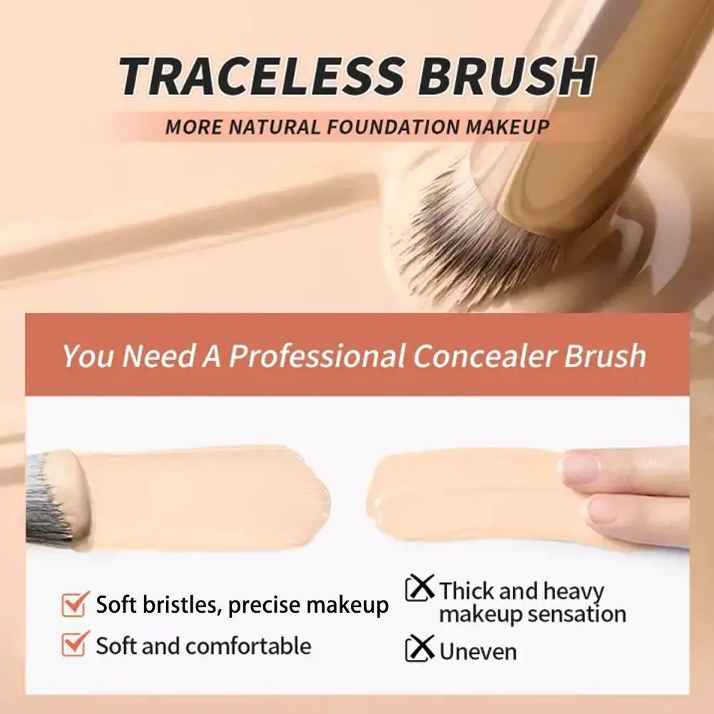 Concealer Brush Under Eye Mini Angled Nose Contour Concealing Qme
