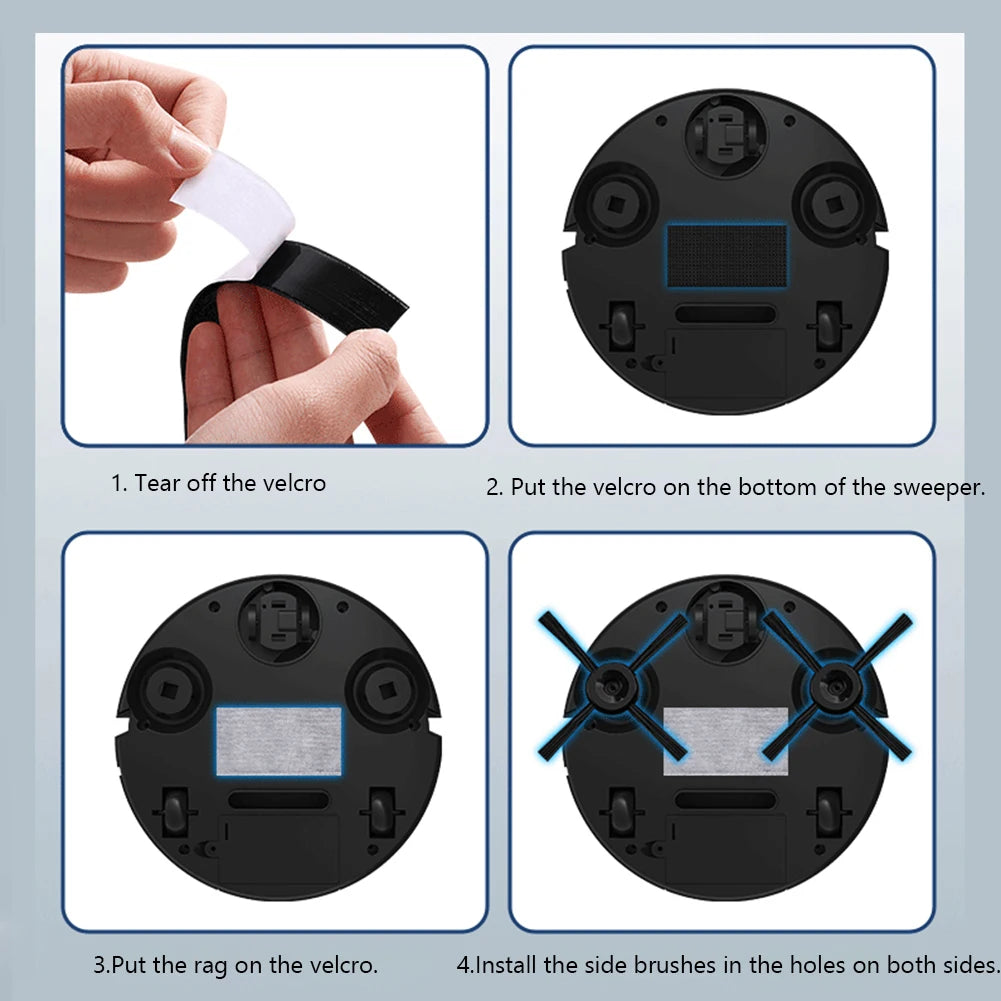 Smart Vacuum Cleaning Robot Mini Mopping Suction And Sweeping Integrated Fully Automatic Cleaning Sweeping Robot Qme