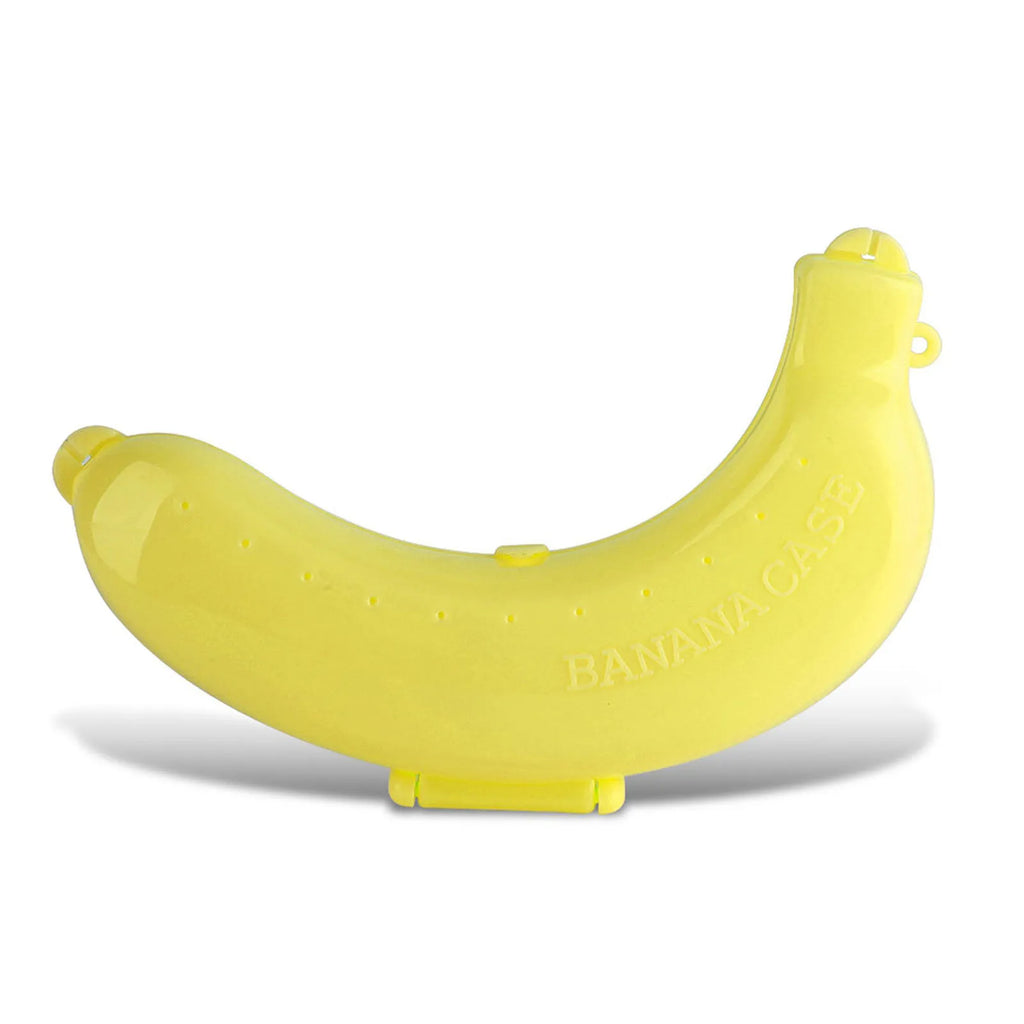 Banana Shell Cute 3 Colors Fruit Banana Protector Box Holder Case Lunch Container Storage New Case Lunch Qme Light Yellow