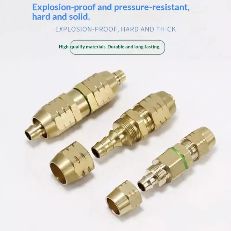 Copper Repair Extension High-pressure Water Pipe Joint Pressure Hose Qme