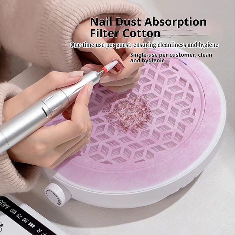 100 200 Sheets Non Woven Fabric Nail Vacuum Cleaner Filter Paper Qme