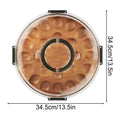 Trays for Deviled Eggs 24-Slot Tray with Lid Deviled Egg Holder for Party Home Kitchen Buffet Appetizer Countertop Table Qme as shown