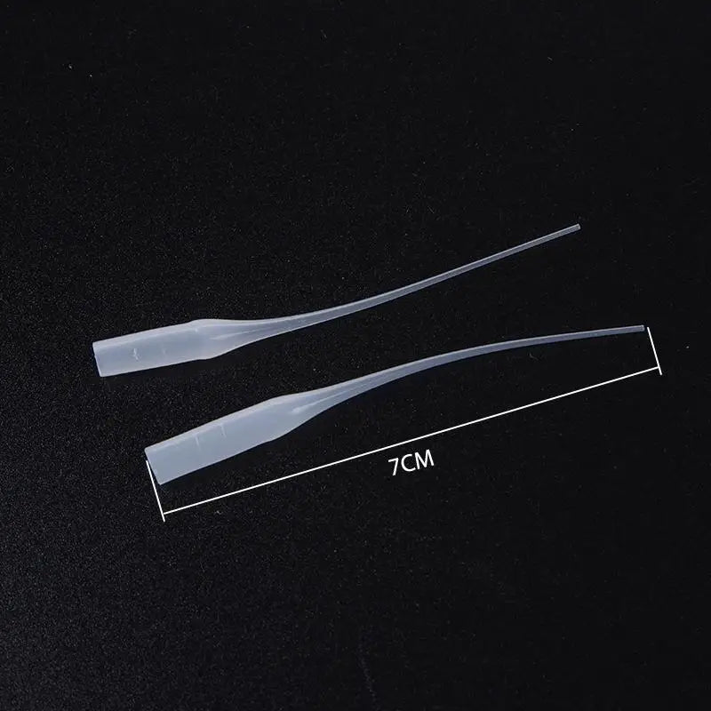 Glue Tips Plastic Micro-tips Extender Precision CA Applicator Qme M 7cm