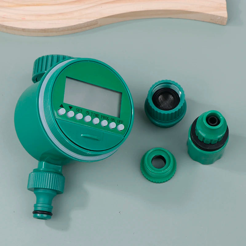 Plant Watering Control Device With Display Electronic Automatic Irrigation Timer Garden Intelligent Valve Watering Outdoor Spray Qme