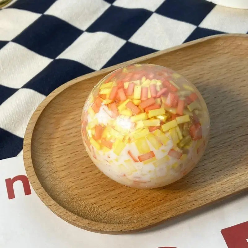 Crushed Ice Texture Squeeze Stress Ball Relief Toys Slow Rising Qme A6