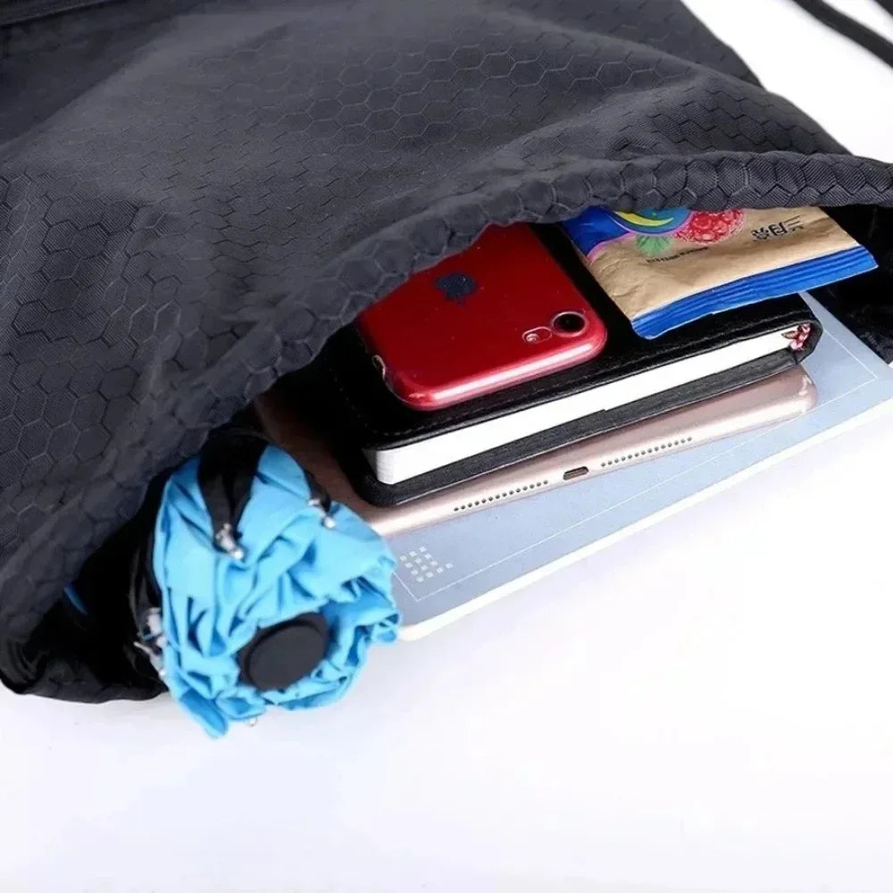 Outdoor Sports Waterproof Backpack Portable Folding Bag Student Qme