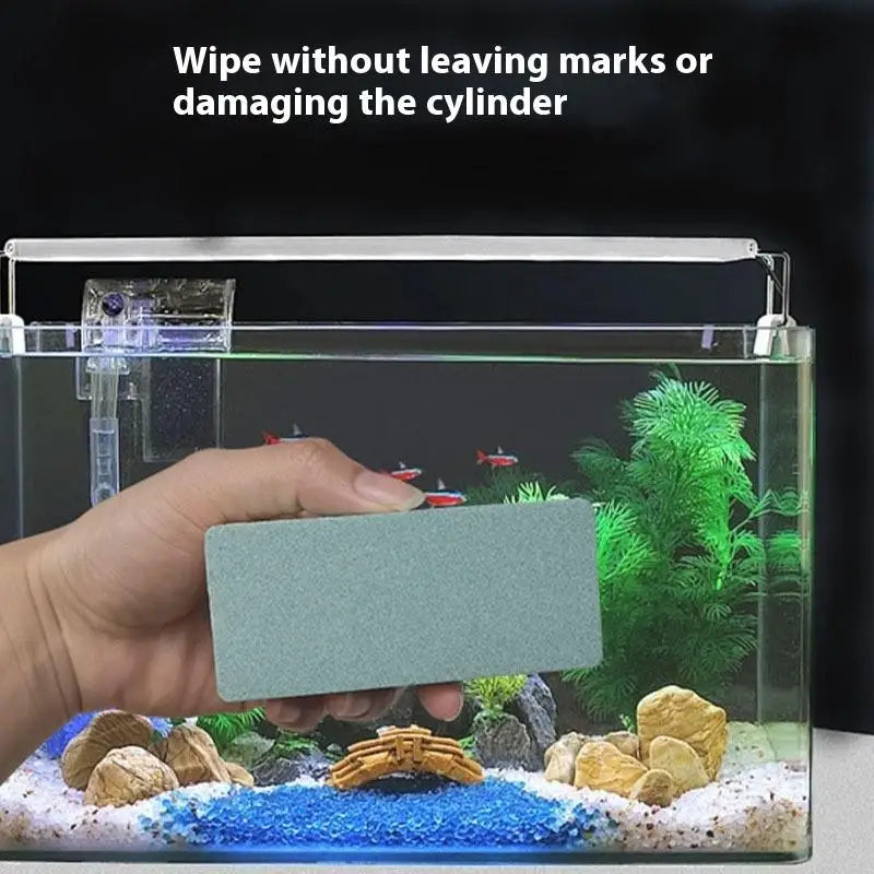 Fish Tank Wipe Water Marks Scale Cleaning Household Glass No Dead Qme