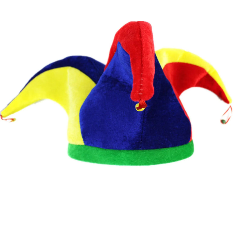 New Fashion Colorful Halloween Carnival Party Clown Hat Funny Costume Ball Hats Unisex Performance Dress Up Accessories Qme