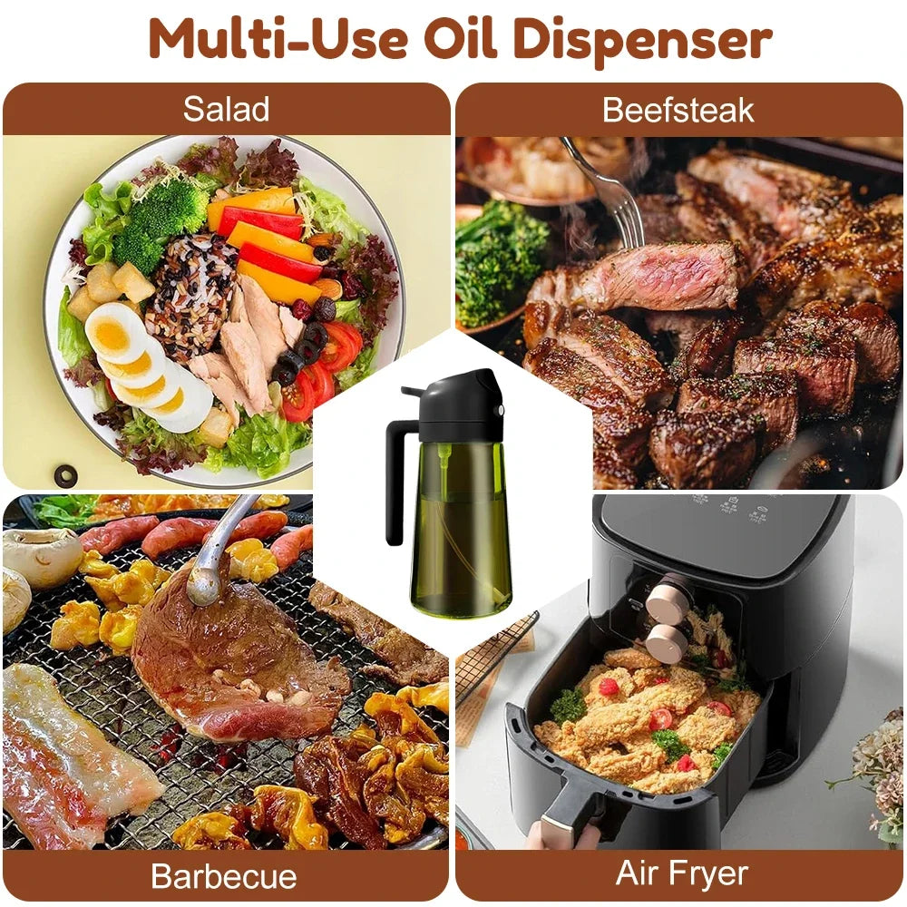 Light-blocking Dark Oil Sprayer Cooking 1 Olive Dispenser Bottle Qme