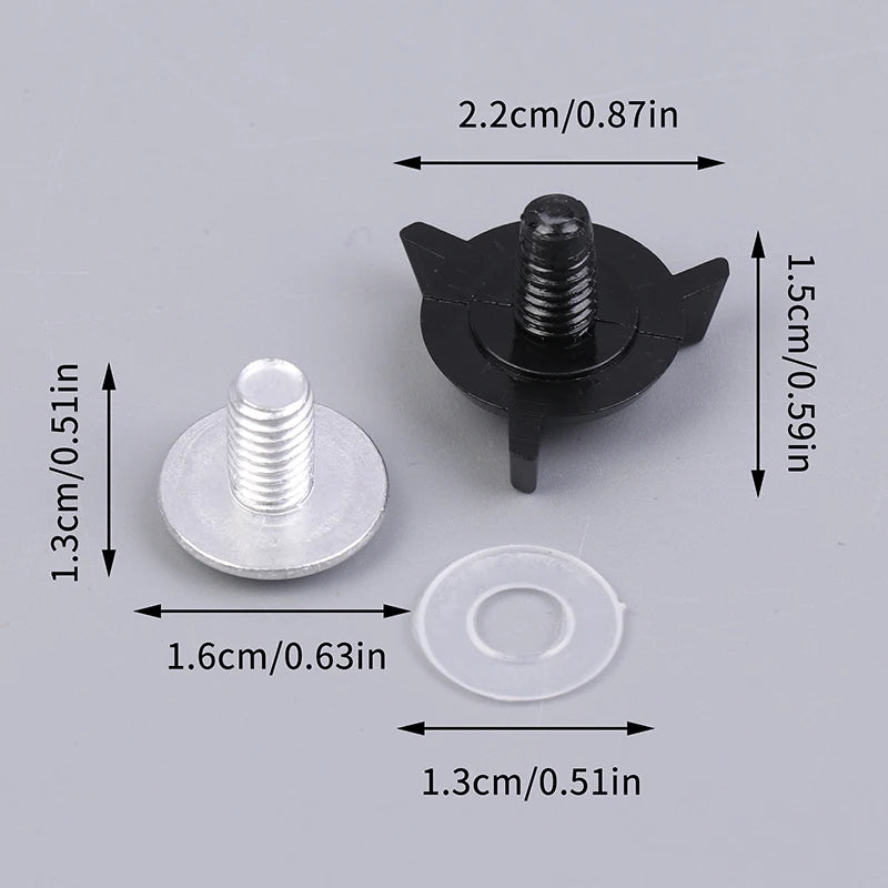 Aluminum Helmet Visor Screws Motocross Hat Accessories Special Screw Qme Default Title