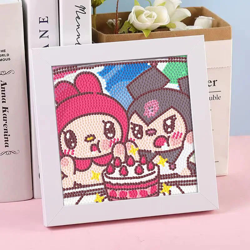 Hello Kitty Kuromi Diamond Painting DIY Craft Frame Cartoon Students Qme 19