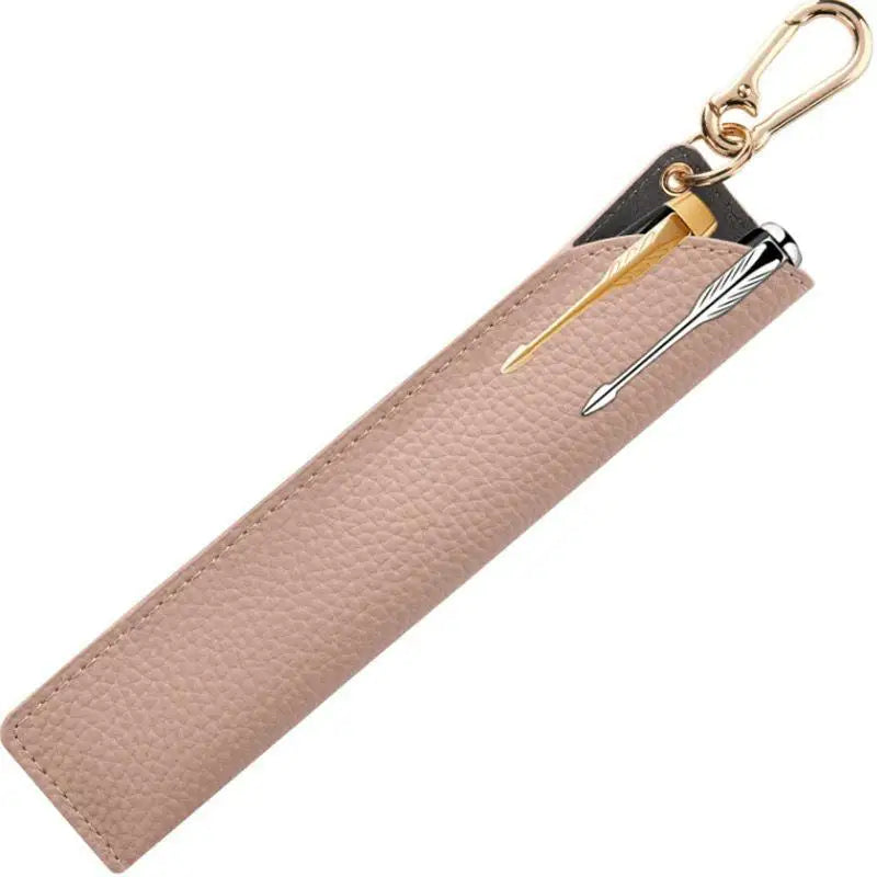 Leather Pencil Holder Bag Kawaii Pen Storage School Case Students Kids Qme Pink