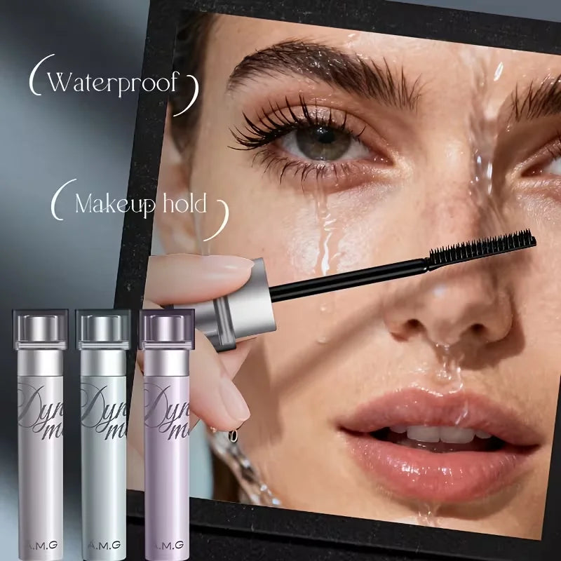 Black Fiber Mascara Waterproof Sweat-proof Long Lasting No Clumping 3 Qme
