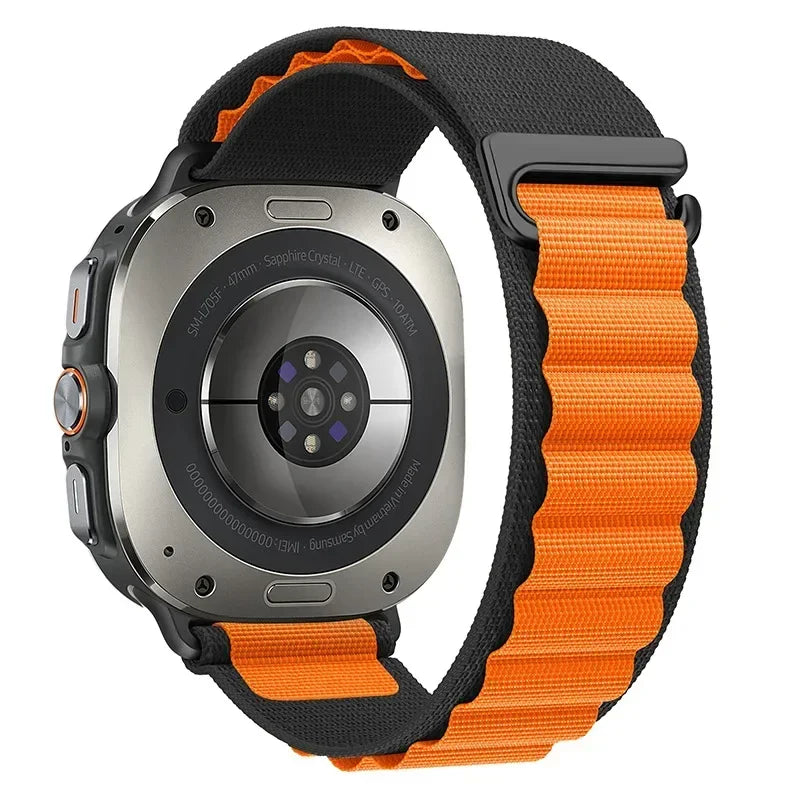 Alpine Loop For Samsung Galaxy Watch 7 Ultra Strap 47mm Accessories Sport Nylon Bracelet correa Galaxy watch ultra band 47 mm Qme BO Galaxy Watch Ultra